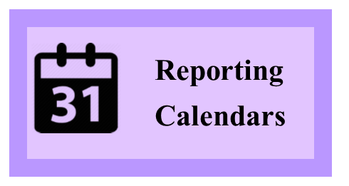 Local Political Party Reporting Calendar